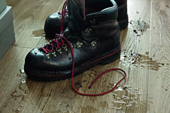 Parquet dans une salle d'accueil Rhône-Alpes